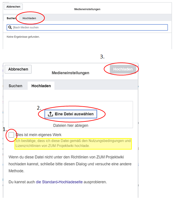 Bilder einfügen - eigene Bilder hochladen.png