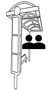 Symbol Bushaltestelle