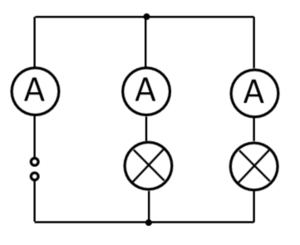Stromstärkemessung Parallelschaltung Schaltplan.png