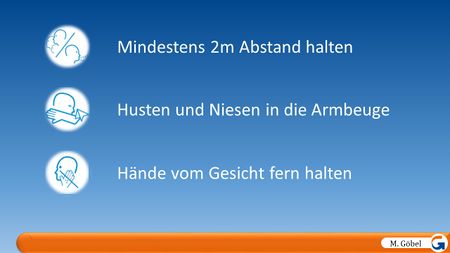 Hygieneregeln Teil 1