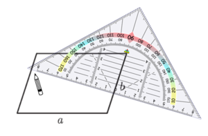 Parallelogramm Höhen einzeichnen 9.png