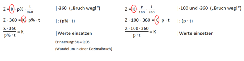 Zinsformel umstellen nach K (t Tage).png