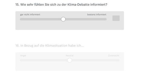 Abbildung 1: Semantisches Differential - Beispielitem Fragebogen (eigene Darstellung)