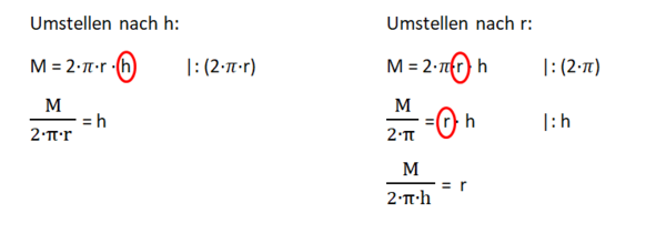 Umstellen der Mantelformel Zylinder.png